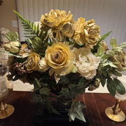 Flower Arrangement With Vase