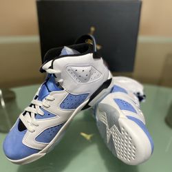 Jordan 6 Retro UNC White (GS) (size 6Y)