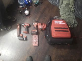 Milwaukee back pack +tools