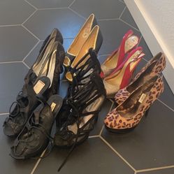 6 Pairs Of Heels 