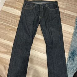 501 Black Levis Jeans 34x32