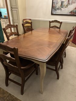 Beautiful French Country Dinning Room Table