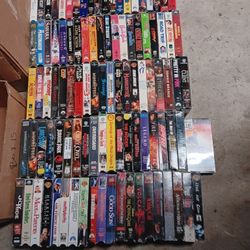 Lot Of 100 VHS Movies 