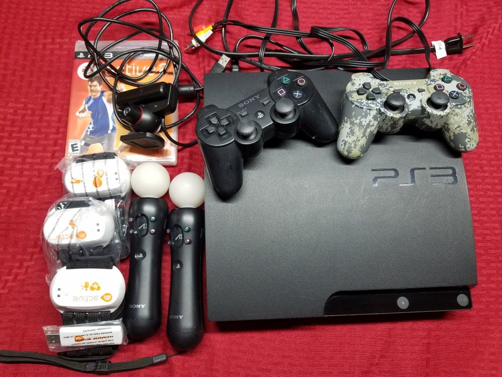 PlayStation 3 With Active 2 Personal Trainer And Extras