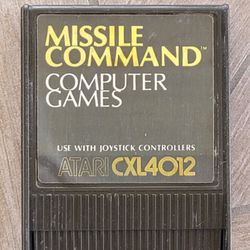 Atari 400 / 800 / XL / XE: MISSILE COMMAND Cartridge - TESTED & WORKS!
