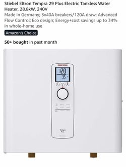 Tankless water heater