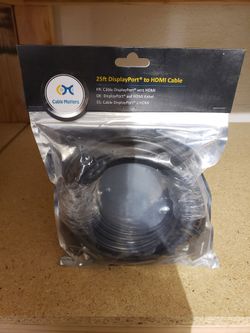 25 Ft Display Port To Hdmi