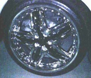 20" inch CHROME RIMS 225/35/20 Removable Re-Paintable pearl white star