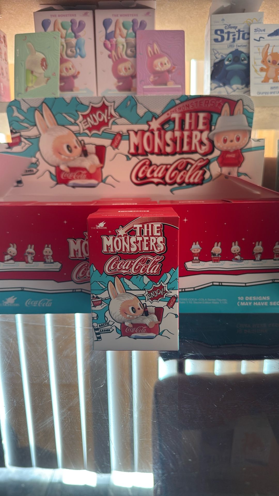 The Monsters Coke Labubu Figures