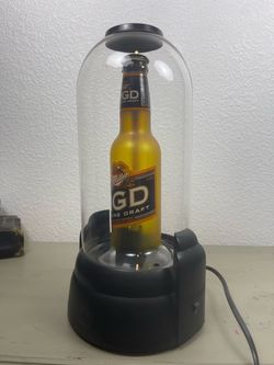 Vintage Miller Genuine Draft Magnetic Levitating Bottle Display