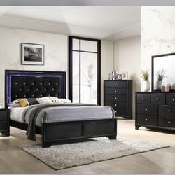 Brand New Micah LED Design Bedroom Set