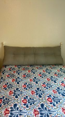 Beautiful Gray headboard pillow