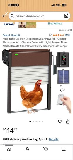 Automatic chicken coop door