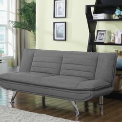 New Upholstered Sofa Bed with Pillow-top Seating Grey
