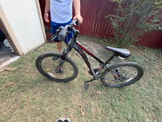 Black and Red Mountain Bike