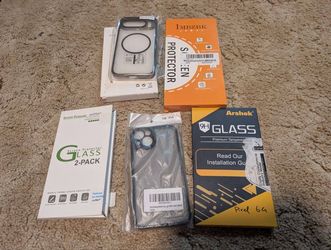 Phone screen protectors and covers