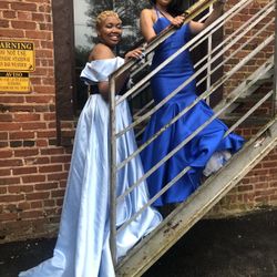 Royal Blue prom Dress