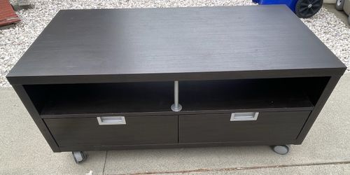 IKEA BESTA JAGRA ROLLING TV STAND DRAWER