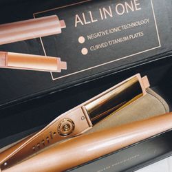 All-in-one hair Straightener And Curler