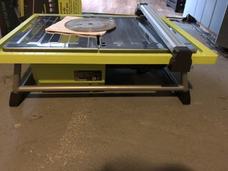 Ryobi tile saw