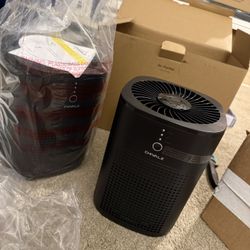 Air Purifiers for Bedroom, Air Purifiers for Home Bedroom, Quiet Air Cleaner with 24dB Sleep Mode, True HEPA Filter for Pet, Black   New / sealed pack