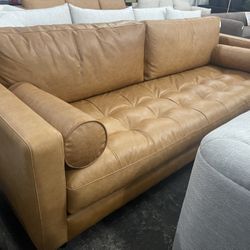 New Genuine Leather Sofa Delivery Available 