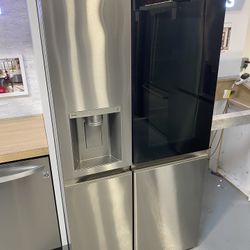 Stainless Steel 27 Cu. Ft. Side-by-Side InstaView Refrigerator 