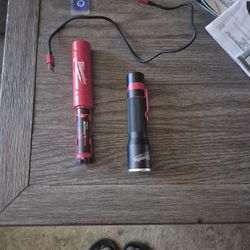 Milwaukee Rechargeable Flashlight And Portable Charger