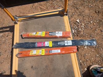 Blades low lift sand blades and deschargin blades