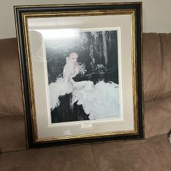 Orchids By Louis Icart- Professionally Framed