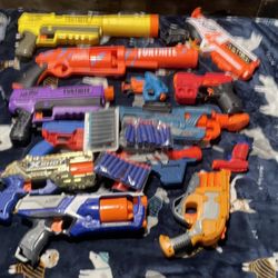 Nerf Gun Lot