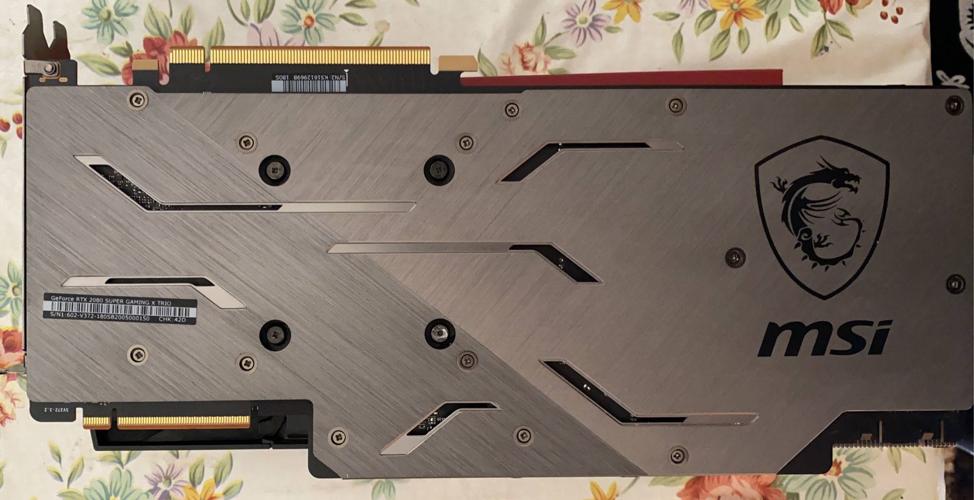 MSI Gaming GeForce RTX 2080 8GB GDRR6 256-bit VR Ready Graphics Card (RTX 2080 GAMING X TRIO)