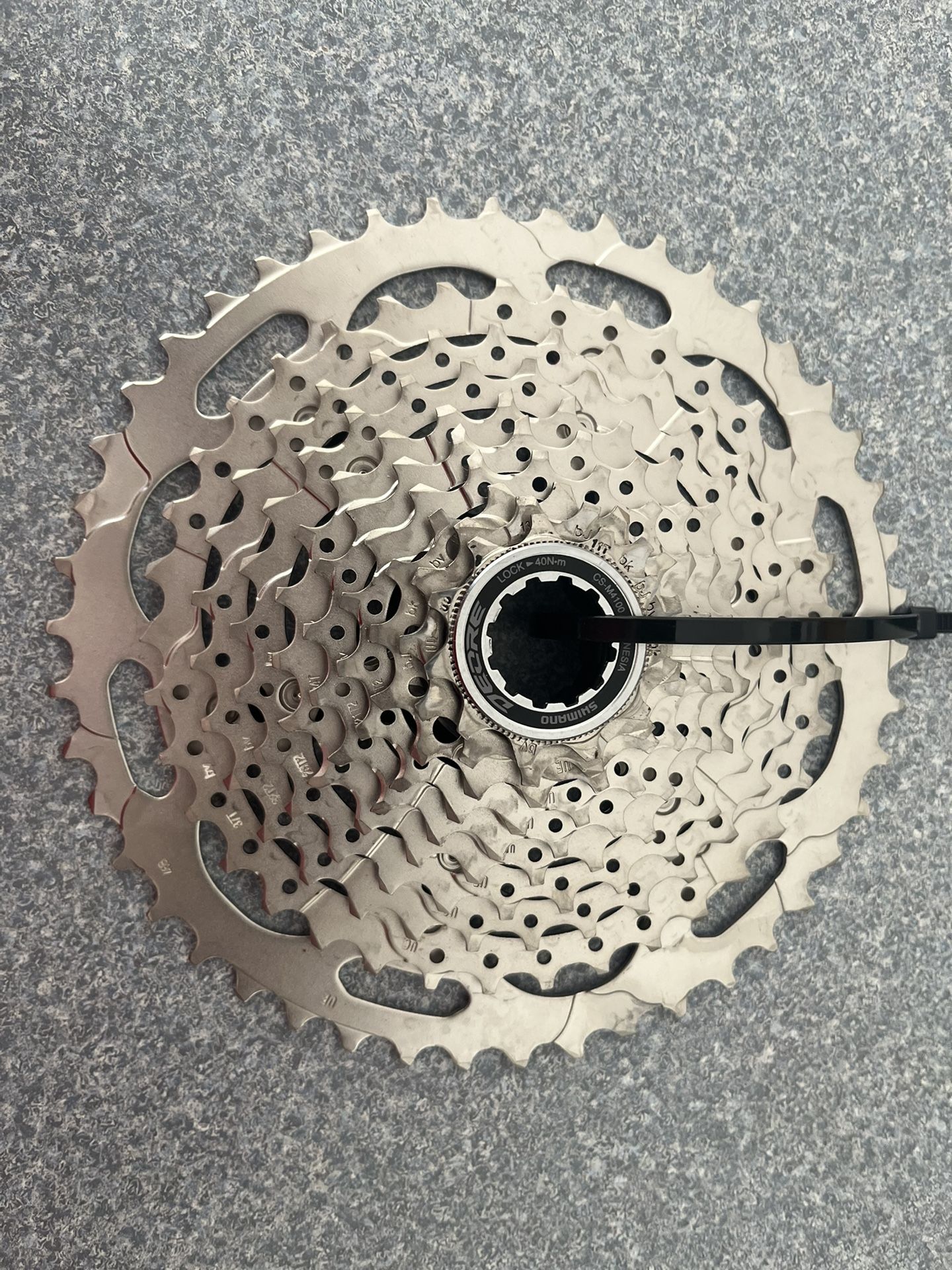 Shimano Deore 10 Speed cassette 11-43 Gears-Excellent - MTB Gravel