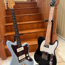 Squier Classic Vibe Jazzmaster and Standard Telecaster (Mint)