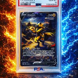 PSA 10 Zeraora V Alt Art Chilling Reign 