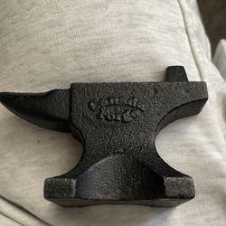 Vintage mini anvil weight steel Canada forge