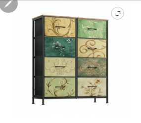 8 drawer fabric dresser/storage tower