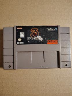 Mortal Kombat 3 Super Nintendo Snes