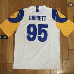 Garrett Rams White Men Jersey