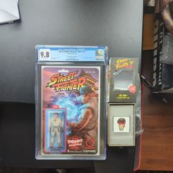 Street Fighter #1 Ryu.999 Fine Silver Chibi Coin OGP With CGC 9.8 Street Fighter Masters: Chun-Li #1 Udon Comics 9/22 Sad Lemon 🍋 Comics Edition B 
