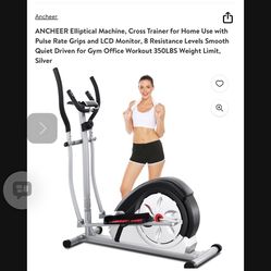 ANCHEER Elliptical Machine, Cross Trainer for Home Use