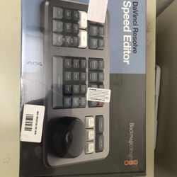Blackmagic Design DaVinci Resolve Speed Editor (No License) Unopened Sealed