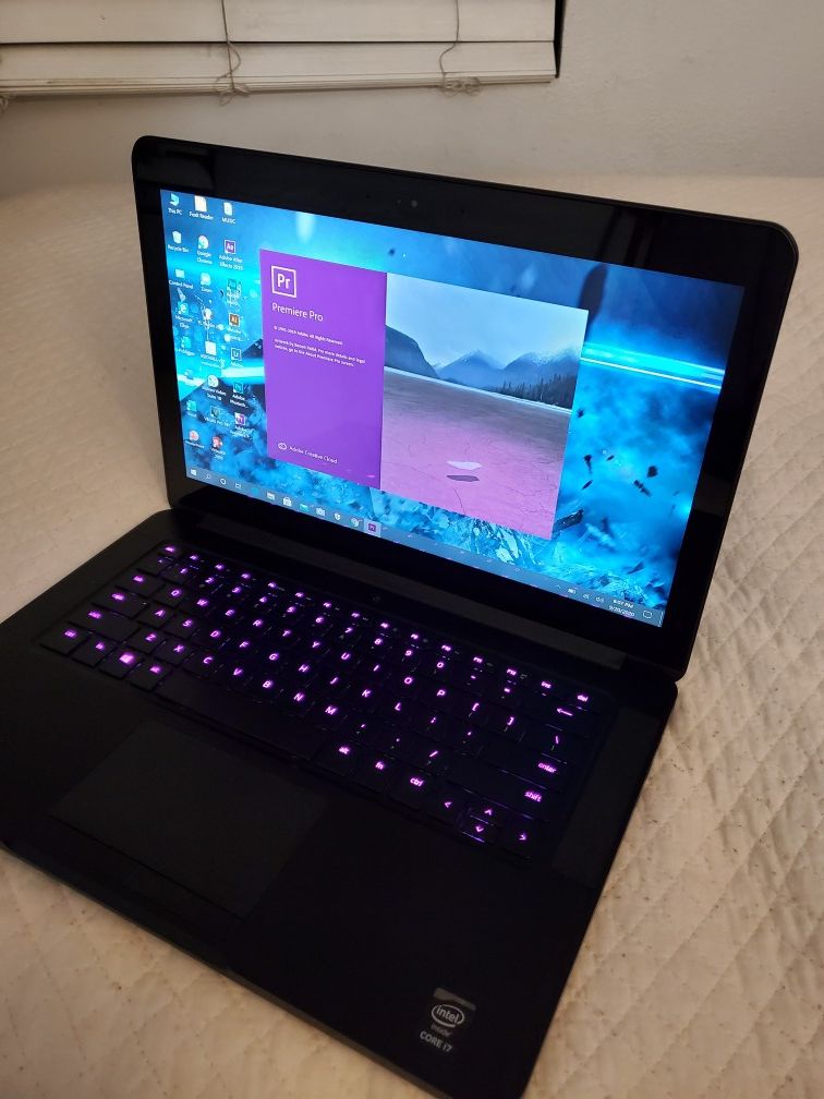 Laptop RAZER BLEND Gaming I7/ nvidia gtx 970m / 5TA gen / Touchscreen / like new laptop / lot programs professional full/ super fast / 📷💻👨‍💻🔋✌