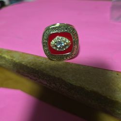 1969 Kansas City Chiefs World Championship Ring Super Bowl Len Dawson 