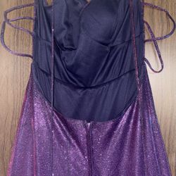 Purple prom dress with pockets! 