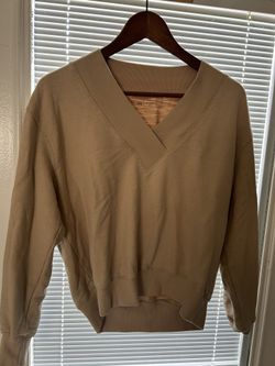 AG Adriano Goldsmith tan sweater