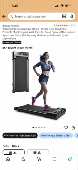 Vhorilix Walking Pad Under Desk Treadmill