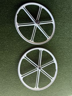 BMX Mag Wheels Pair White