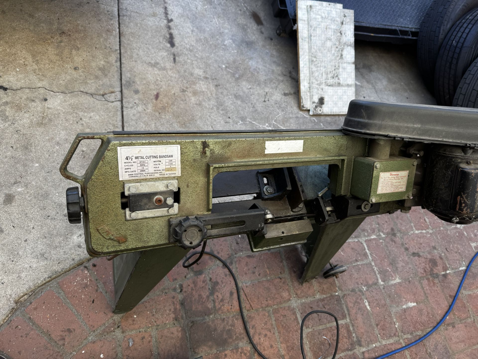 4 1/2in Metal Cutting Bandsaw