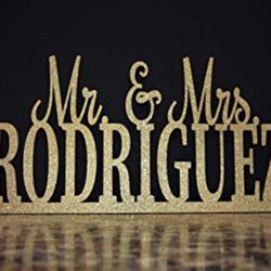 Personalized Mr. And Mrs. Signs 